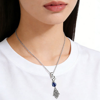 Evil Eye and Hamsa Enamel Pendant Charms