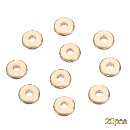 20PCS Gold Alloy Multi-Shape Spacer Bead Set