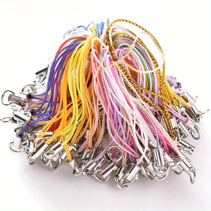 50PCS Colorful Lanyard Strap Set
