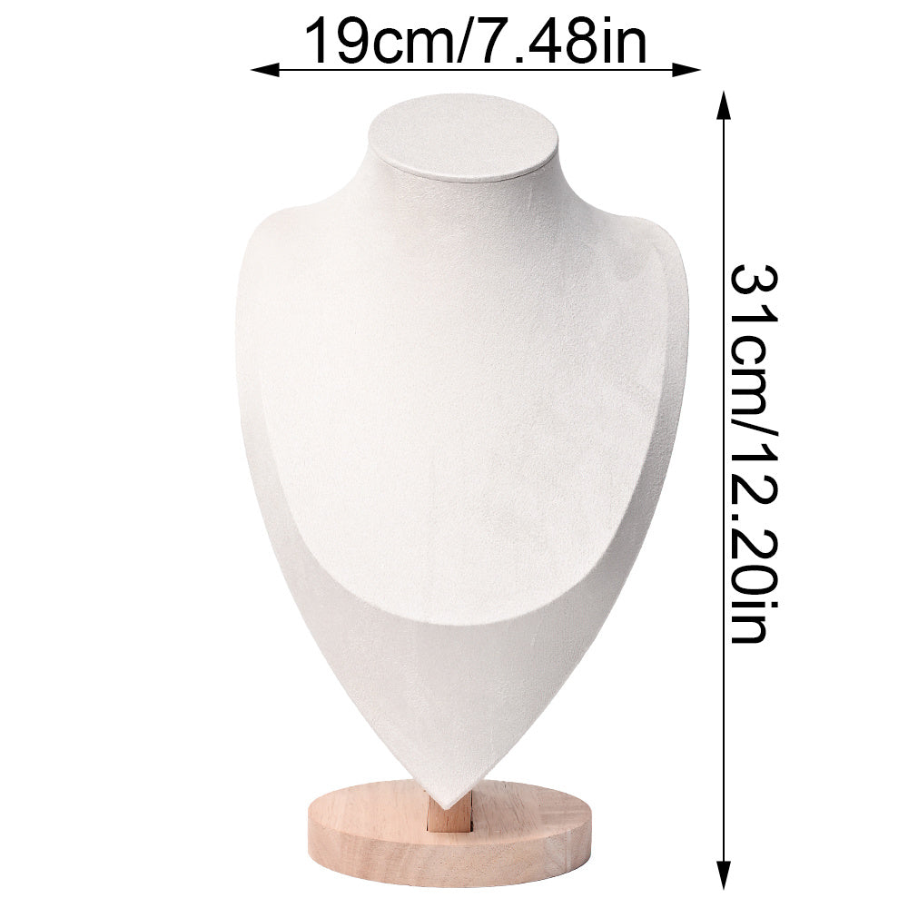 1PC Velvet Necklace Display Mannequin Bust