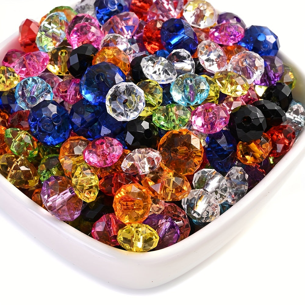 Acrylic Flat Spacer Beads