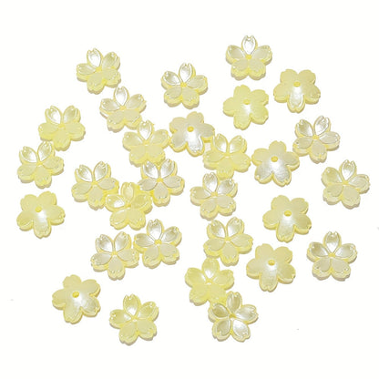 AB Flower Acrylic Beads