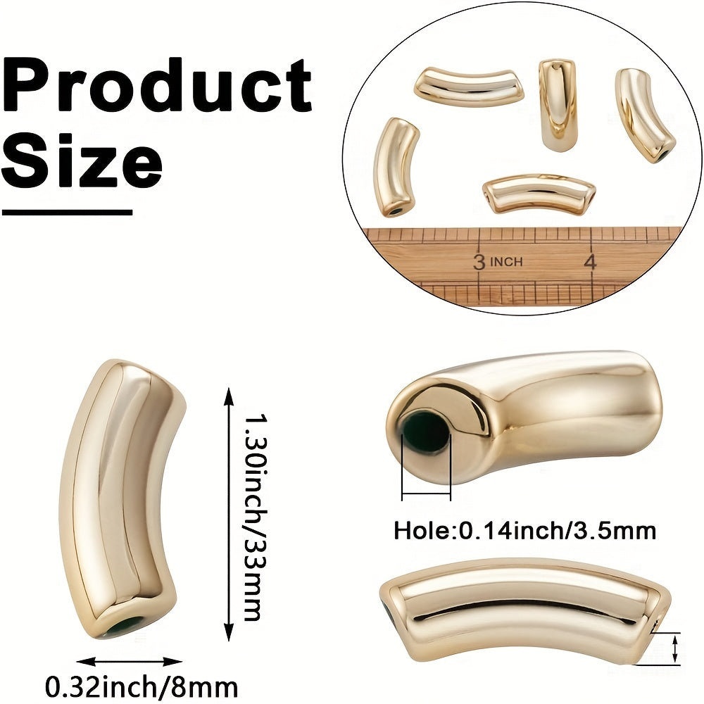 Acrylic Elbow Beads
