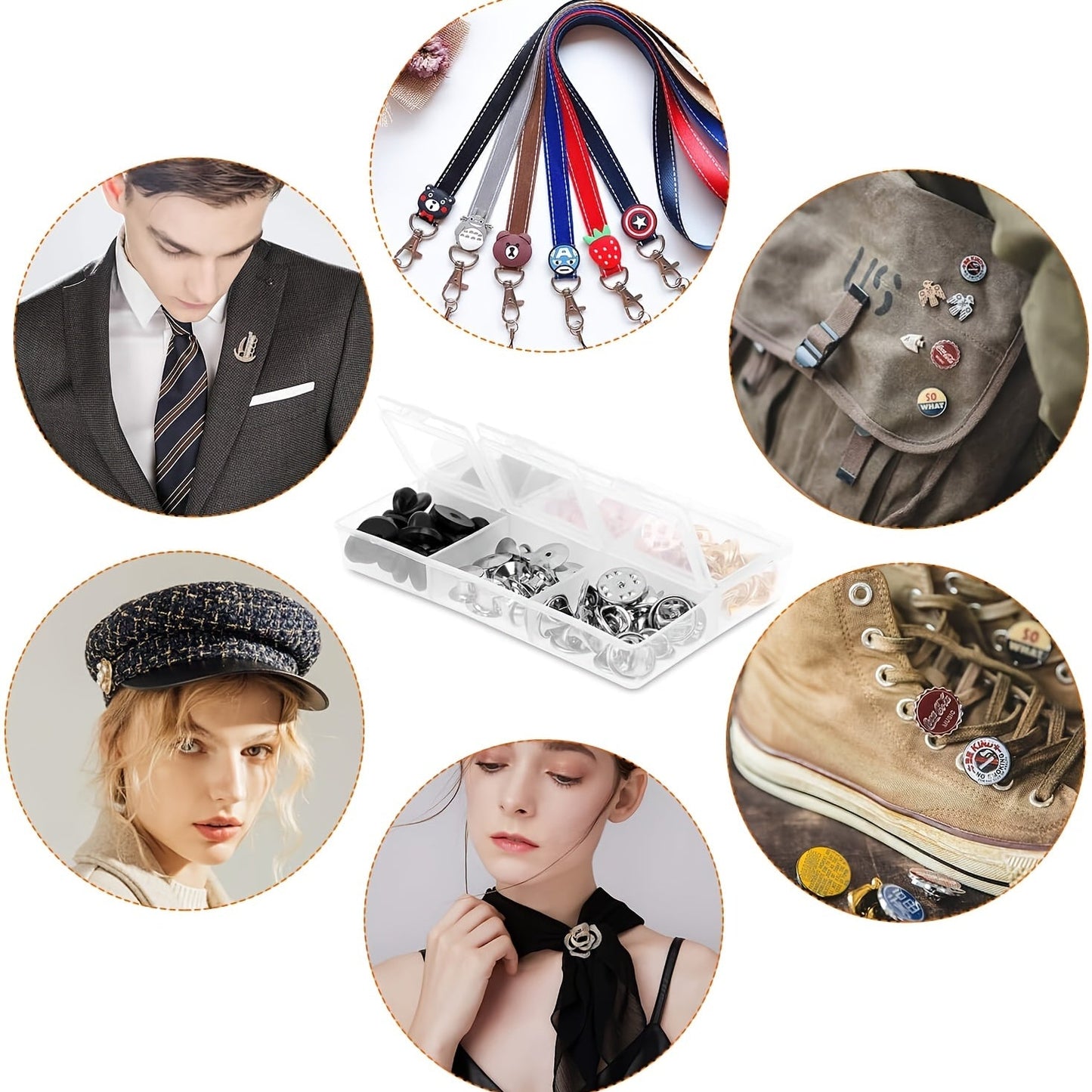 Metal Lapel Pin Fasteners