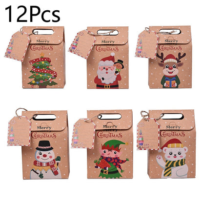Christmas Kraft Paper Gift Boxes