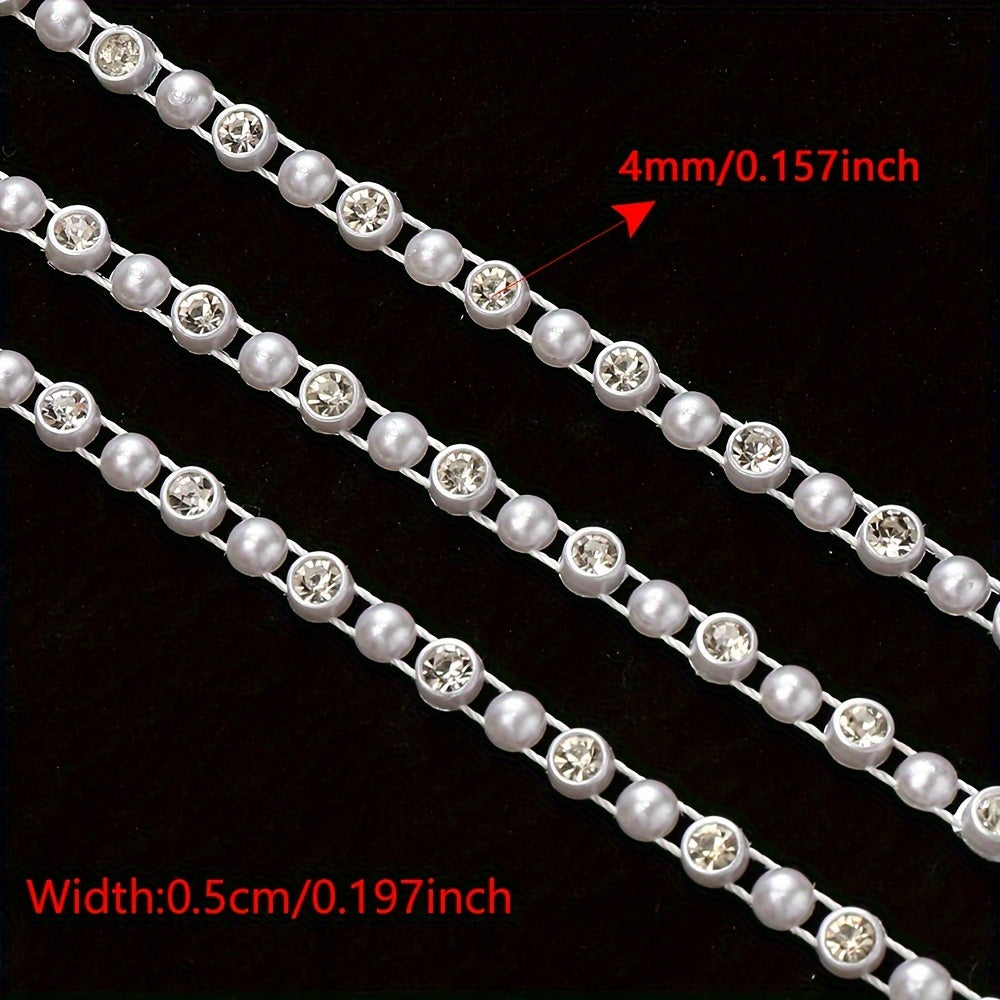 Pearlescent Love Leaf Acrylic Bead Chain