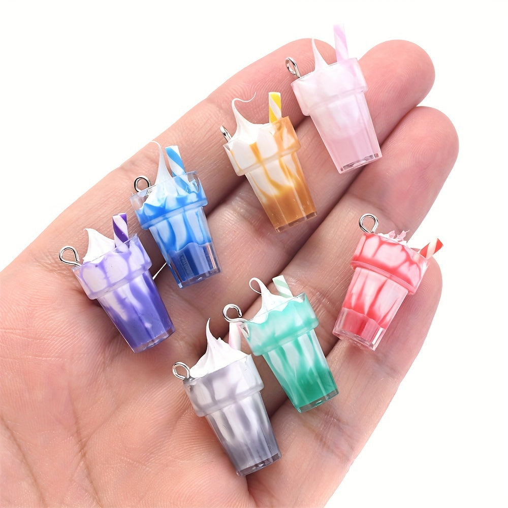 Summer Ice Cream Resin Pendants