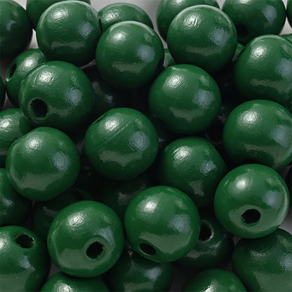 Marine-Themed Wooden Beads