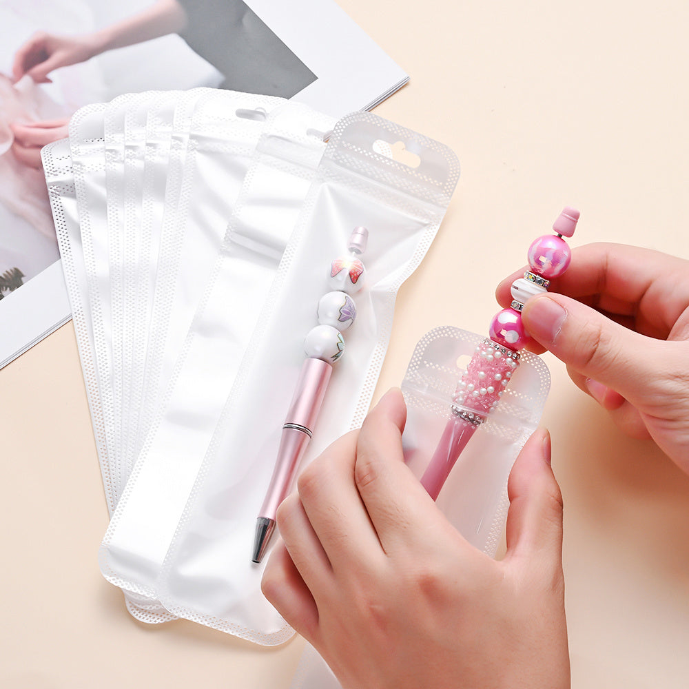 Iridescent Self-Sealing Jewelry Bags