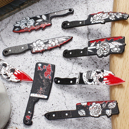 Horror Bloody Style Acrylic Beads