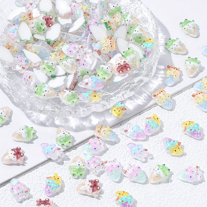 Animal Ice Cream Acrylic Charms