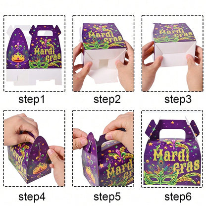 Mardi Gras Carnival Gift Boxes