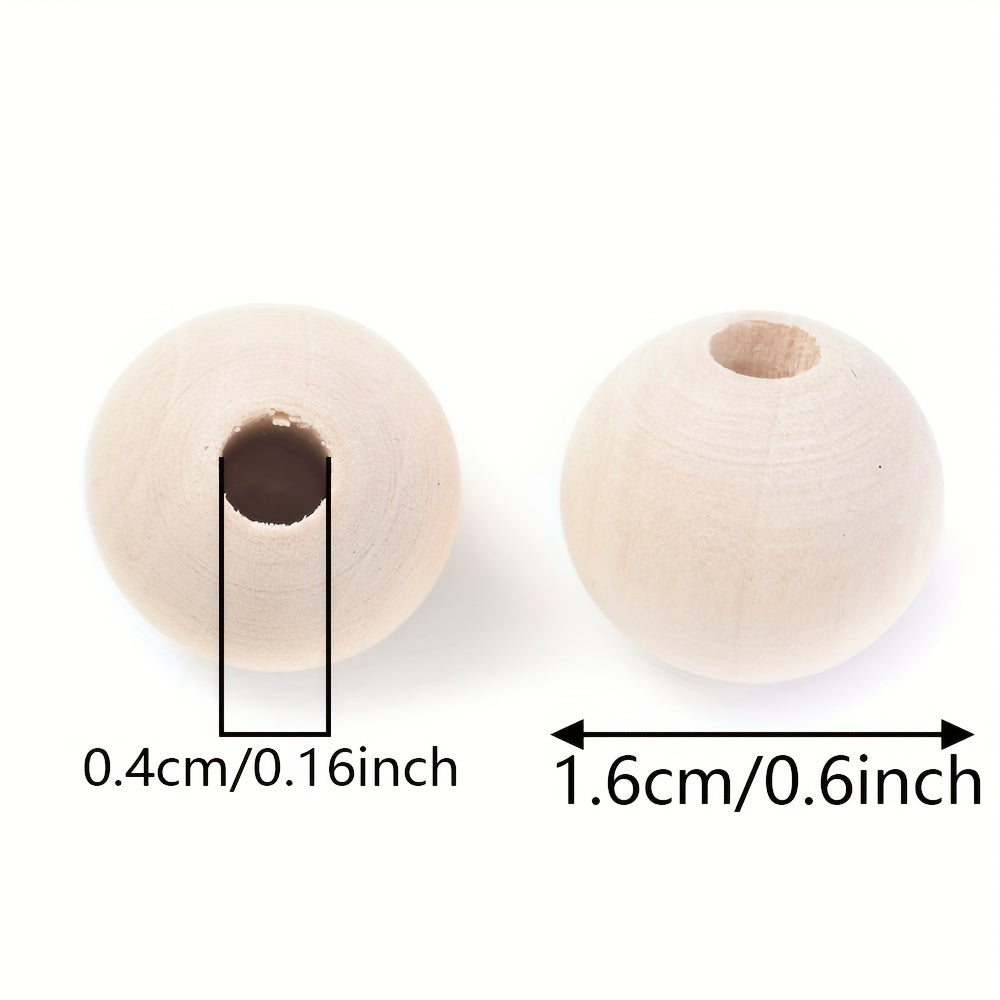 Apple Pattern Wooden Beads