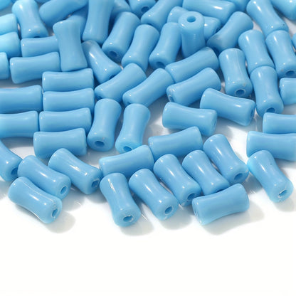 Solid Color Bamboo Acrylic Beads