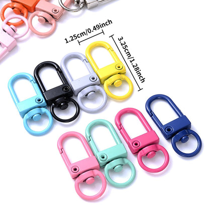 Multicolor Zinc Alloy Lobster Clasp Keychains