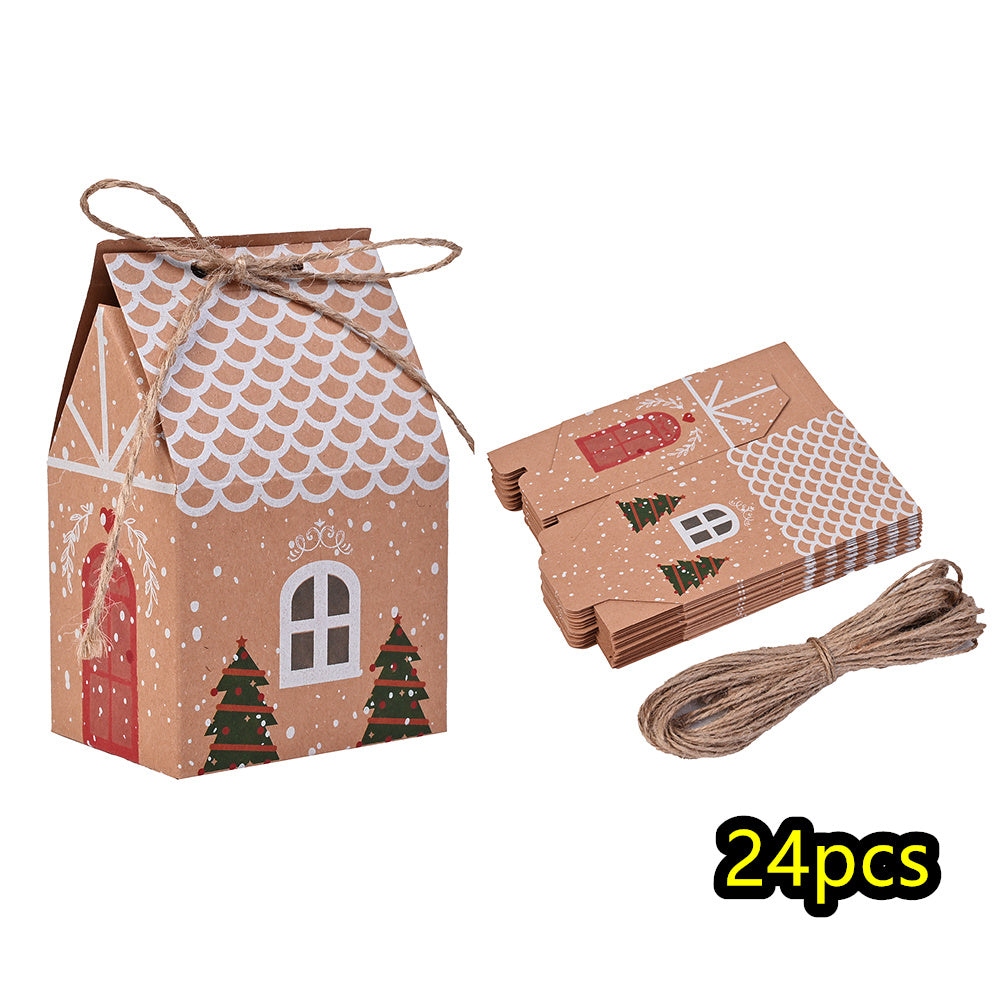 Christmas House Shaped Gift Boxes