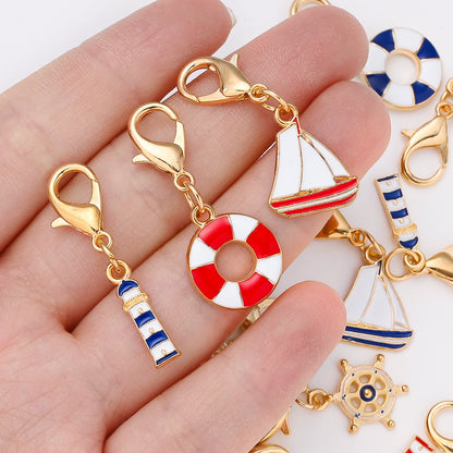 Nautical Enamel Pendant Charms