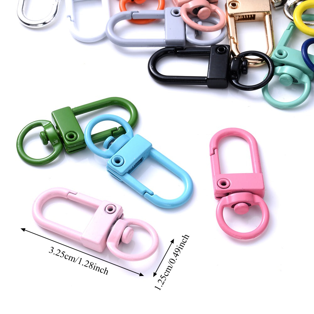 Colorful Swivel Keychain Clasps