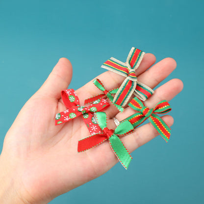 Christmas Mini Satin Ribbon Bows