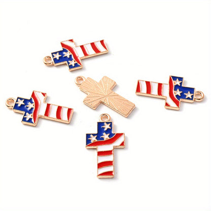 Independence Day Alloy Pendant Charms