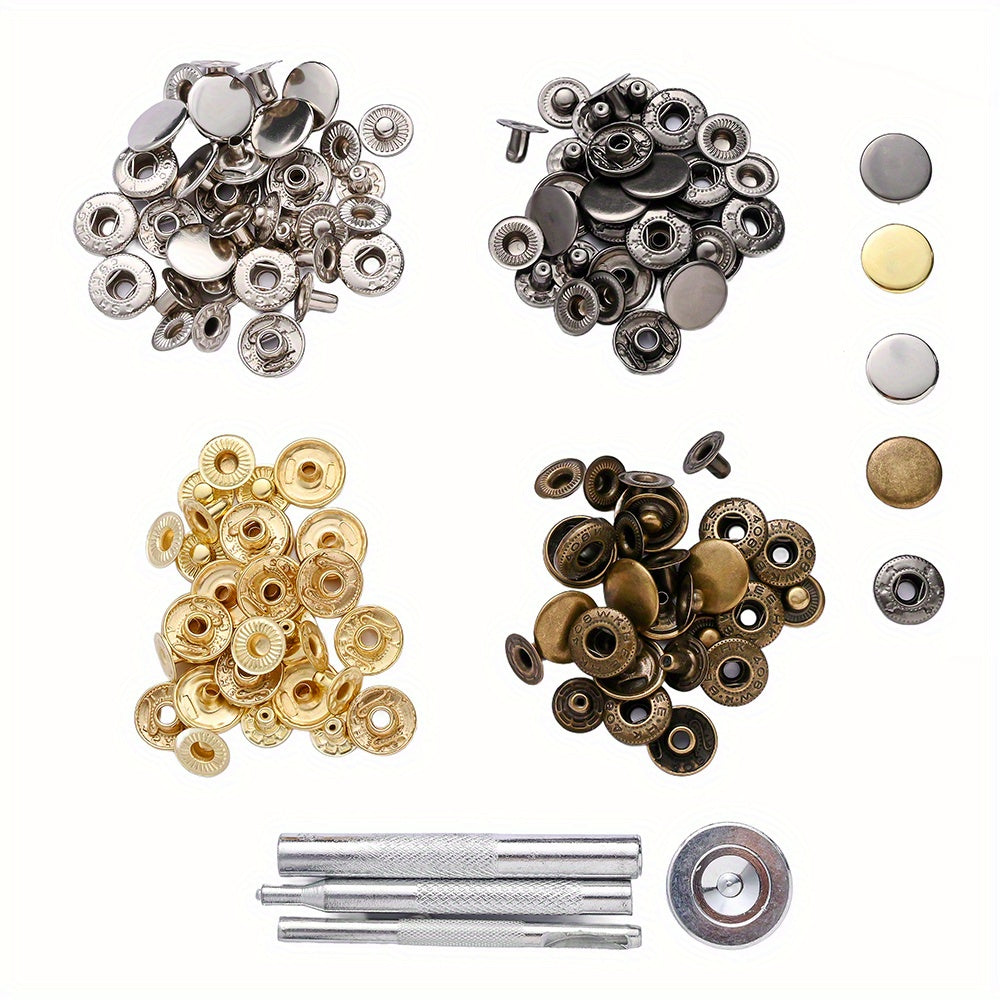 Metal Snap Button Installation Kit