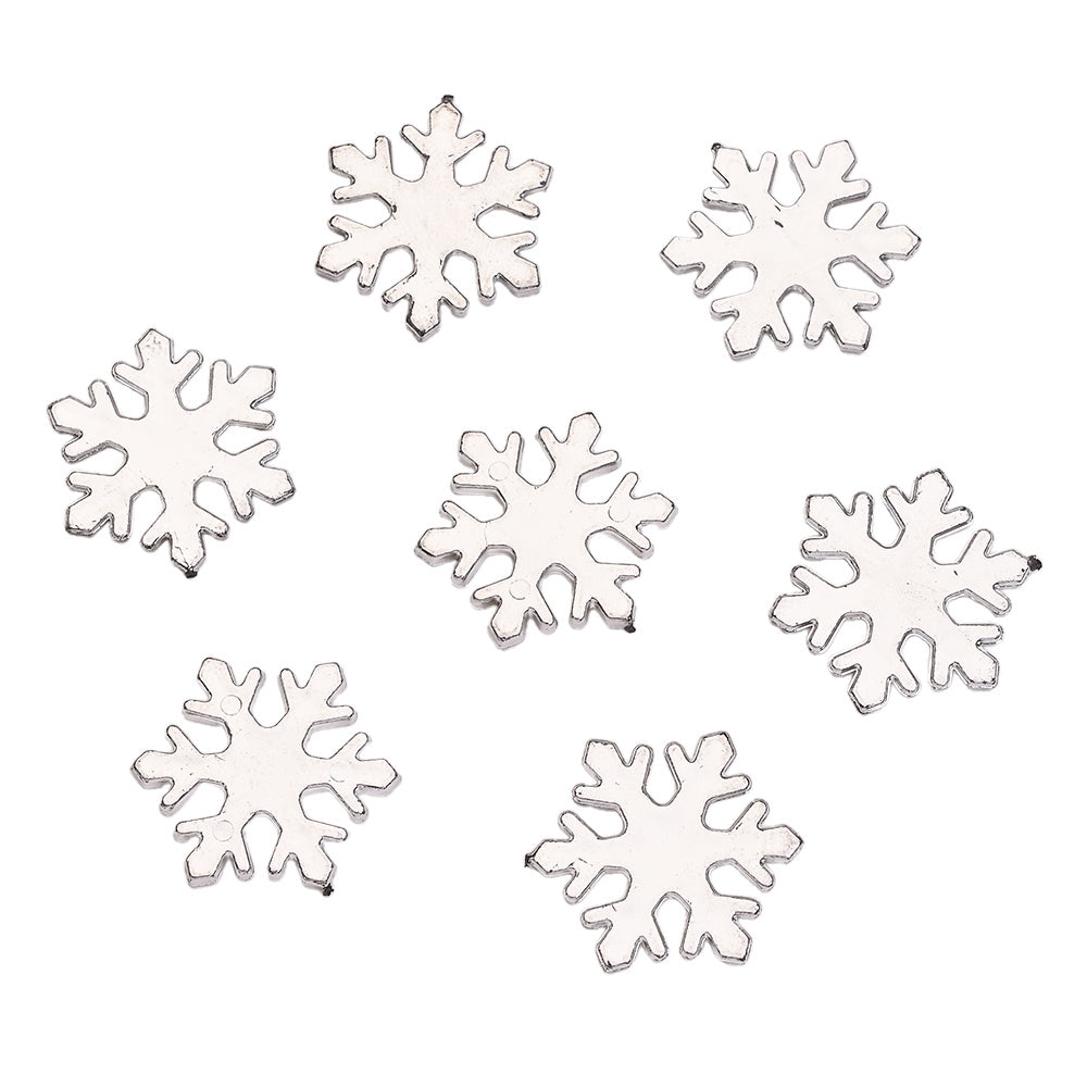 Plastic Snowflake Ornaments