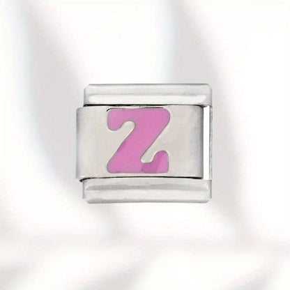 Colorful Stainless Steel Letter Bead