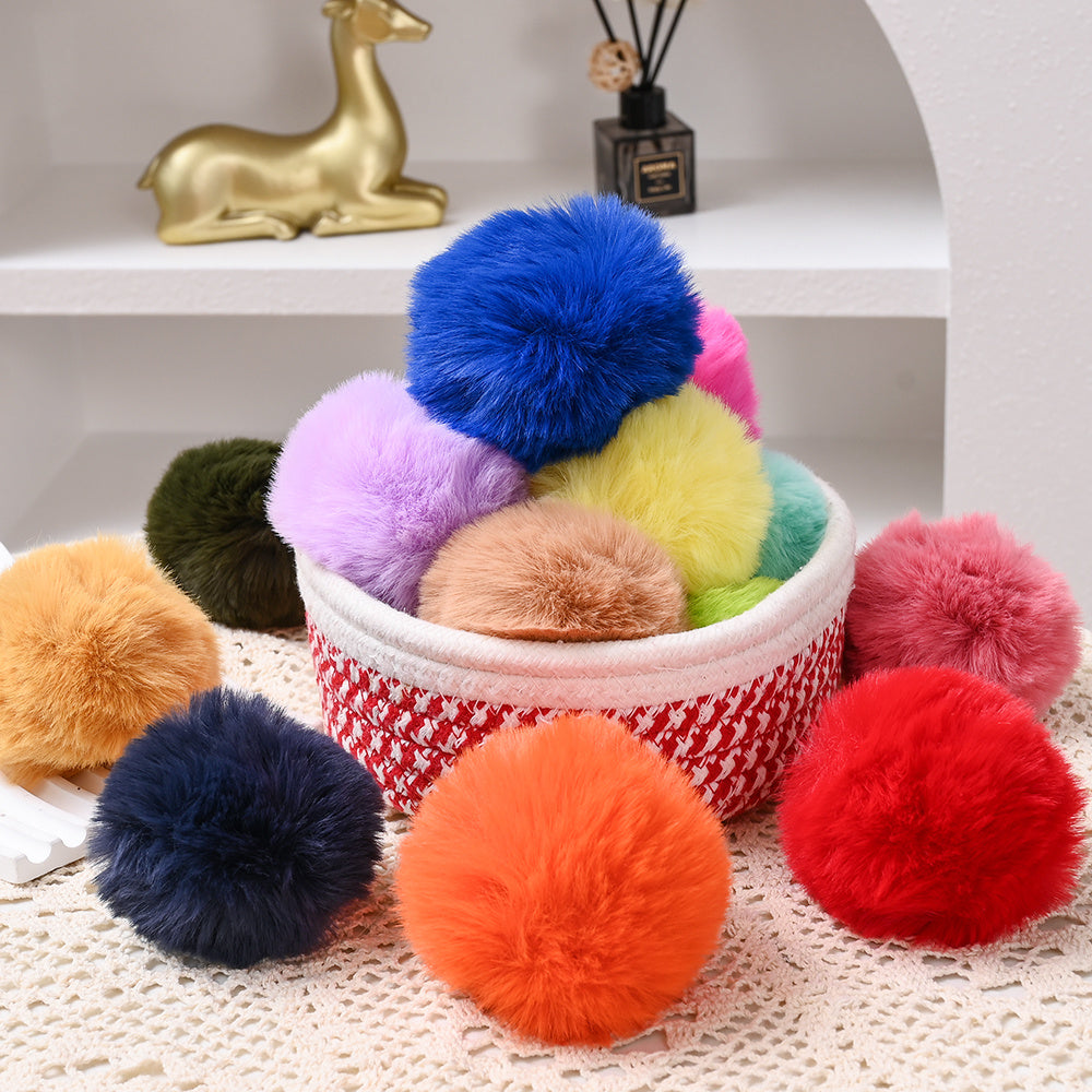 Soft Plush Pom Pom Pendants