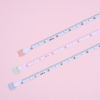 1PC 1.5m Retractable Mini Soft Measuring Tape