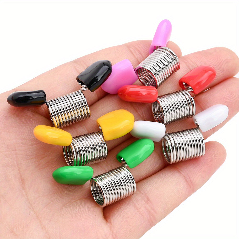 6-Piece 2-Size Bead Stopper & Jewelry Wire Clamps