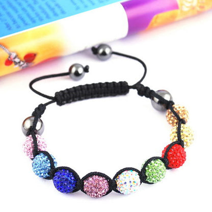 Shiny Rhinestone Bayberry Ball Beads