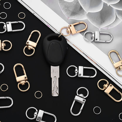 20-Piece Keychain Set with 100 Hanging Rings