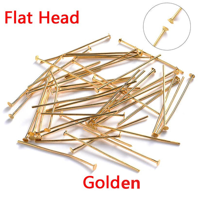 Metal Flat Head Pins