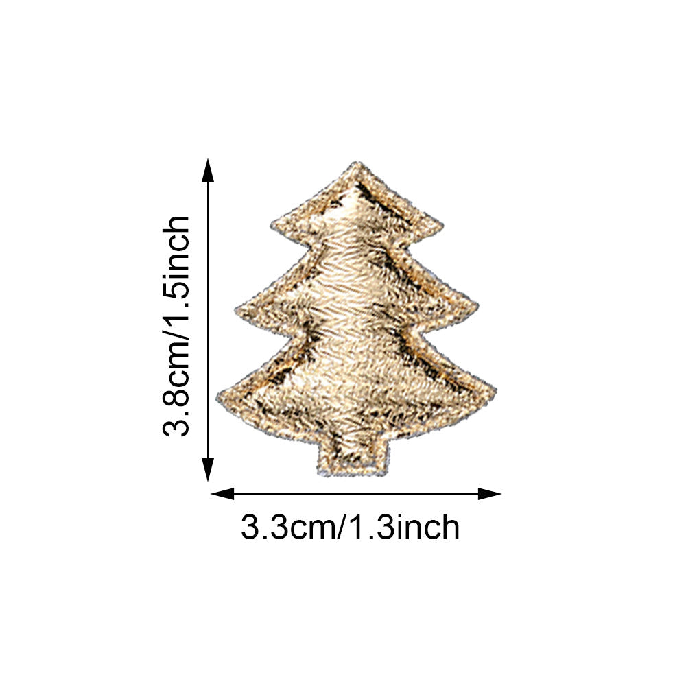 Christmas Tree Fabric Patches