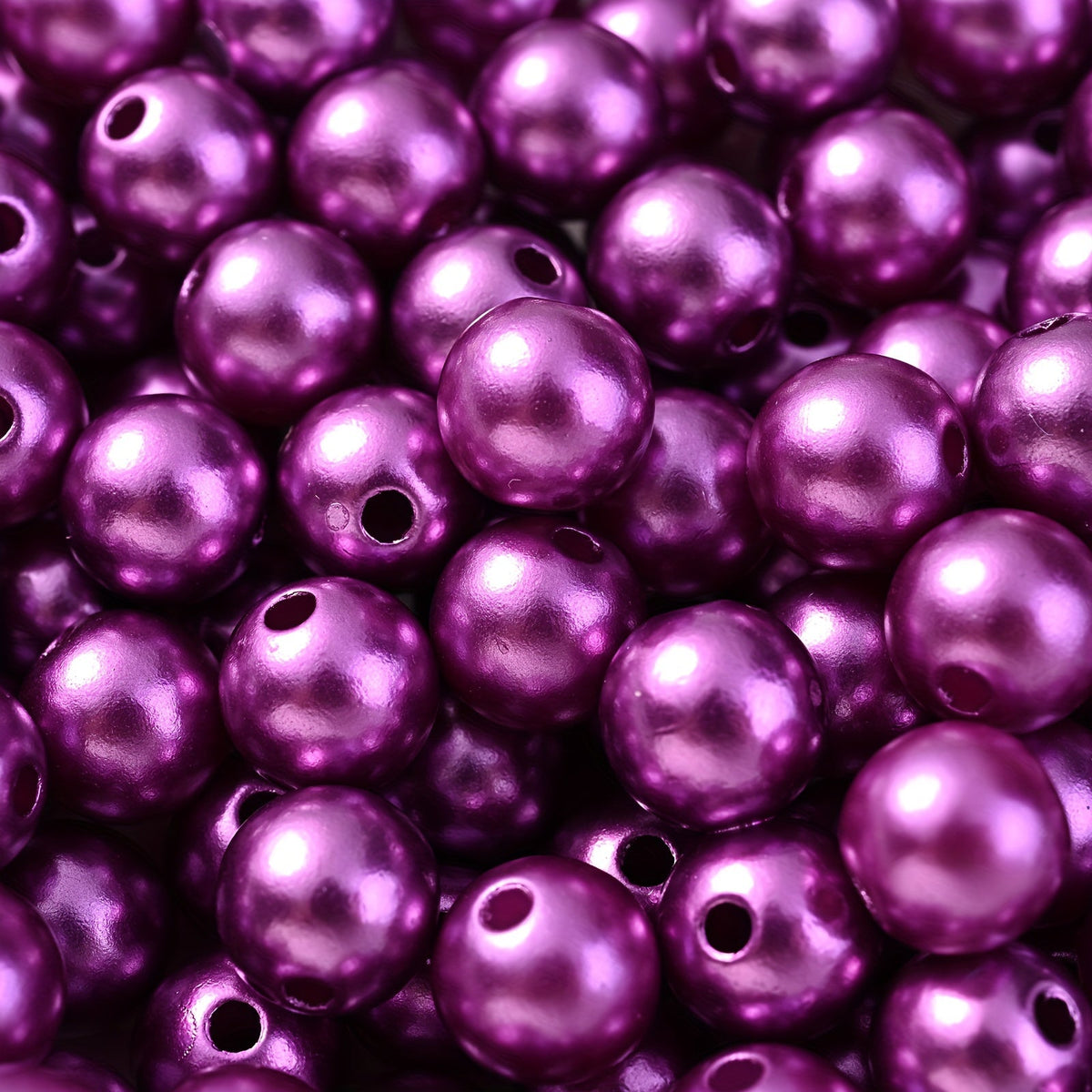 Colorful Imitation Pearl Acrylic Beads