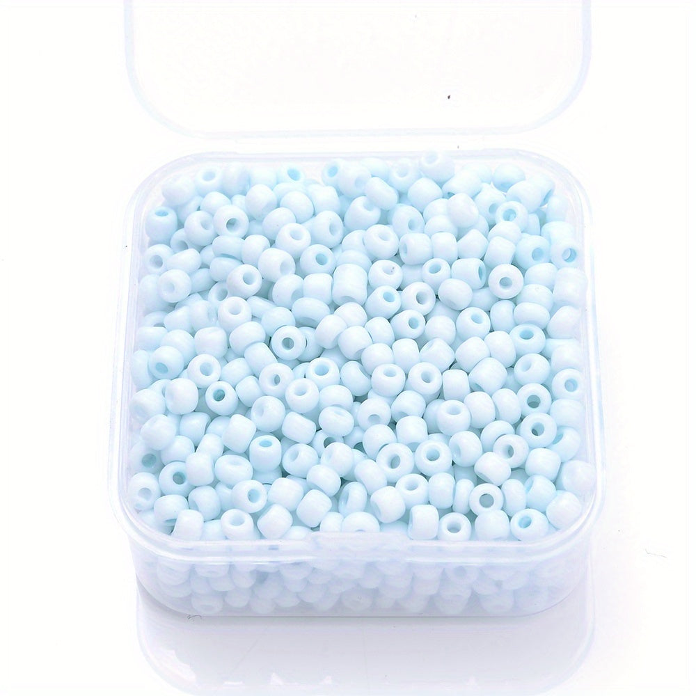 1000PCS 3mm Macaron Multicolor Glass Seed Bead Set