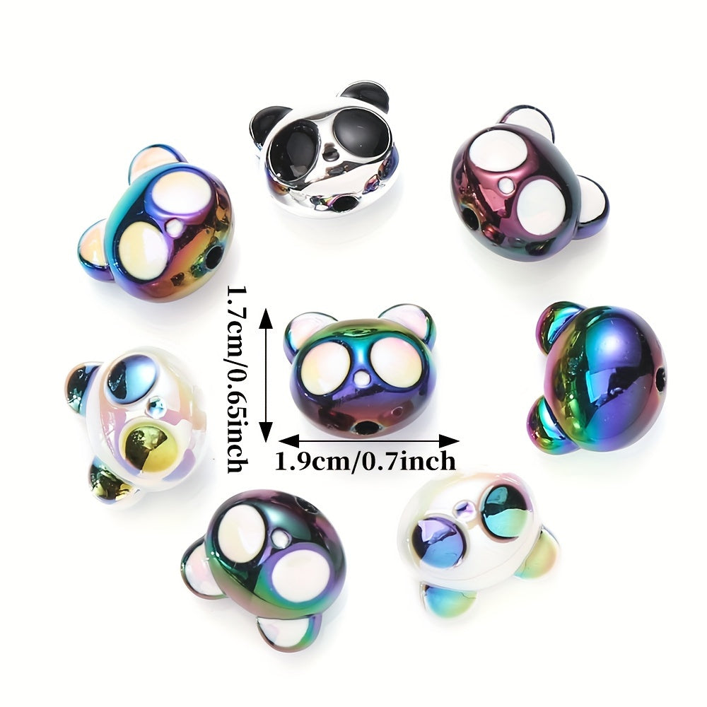 Panda Shape Acrylic Beads