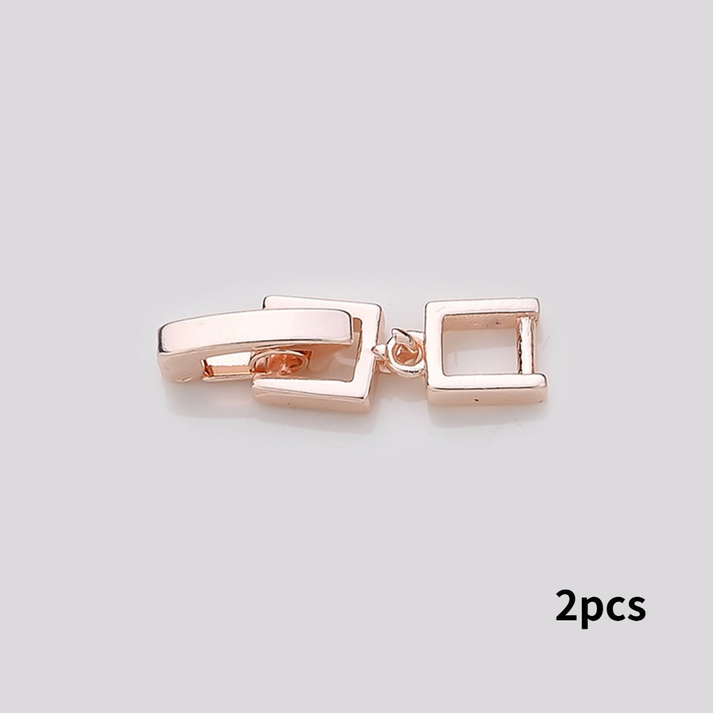 Square Double Clasp Connectors