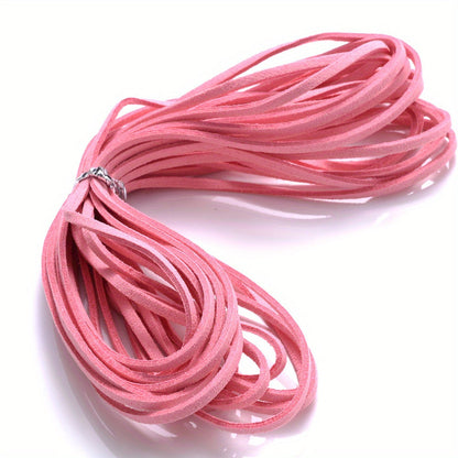 5m 2.5mm Flat Korean Velvet Cord for Jewelry Making