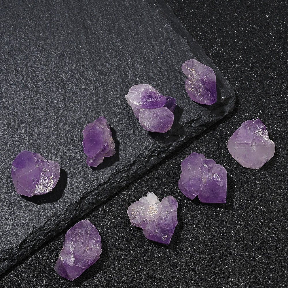 10g Purple Amethyst-Style Decorative Stone Mix