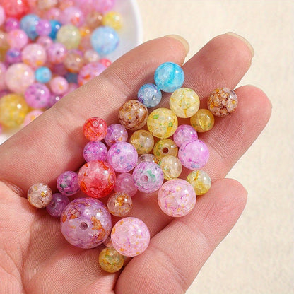 Colorful Dot Acrylic Bubble Beads