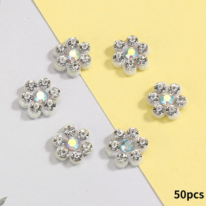 Plum Blossom Rhinestone Patches
