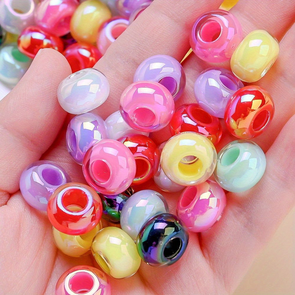 Cut Sugar Heart Acrylic Beads