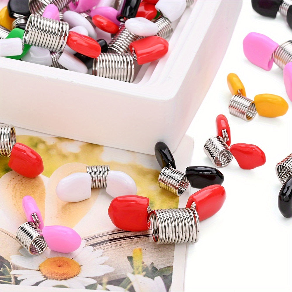 6-Piece 2-Size Bead Stopper & Jewelry Wire Clamps