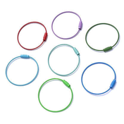 Large Round Stainless Steel Key Rings