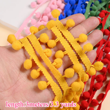 Pom Pom Ball Tassel Lace Trim