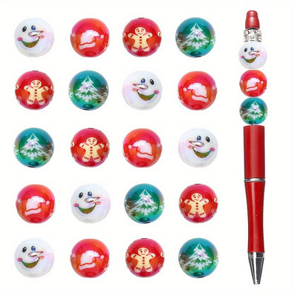 Christmas Collection Acrylic Beads