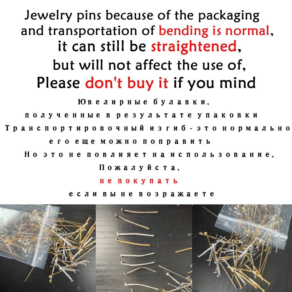 Metal Flat Head Pins