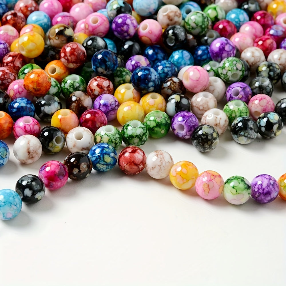 Cracked Acrylic Beads