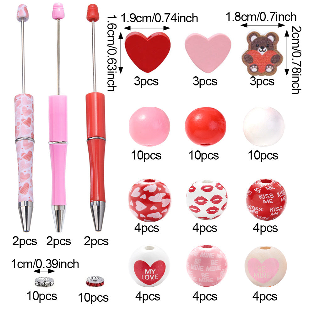 Valentine Beadable Pen Making Kit